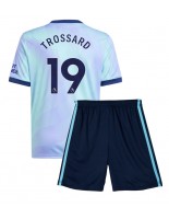 Arsenal Leandro Trossard #19 Alternativní dres pro děti 2024-25 Krátký Rukáv (+ trenýrky)